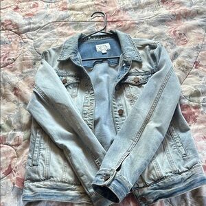 Market & Spruce Blue Jean Jacket Classic Denim Style